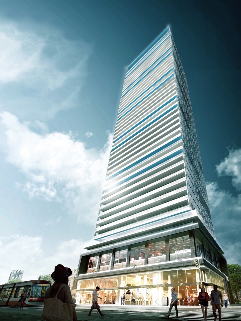 Grid Condos Exterior Looking Up