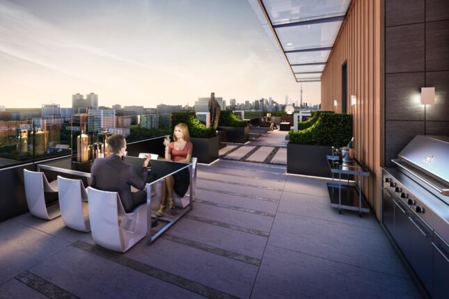 609 Avenue Road Condos Sky Lounge