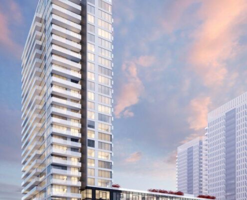 Exterior view of the Wyatt Condos