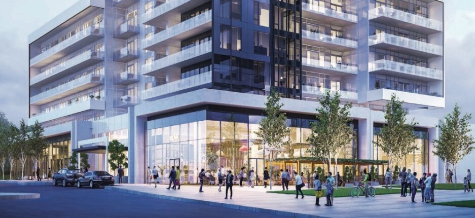 Podium rendering for Rodeo Drive Condos Phase 2