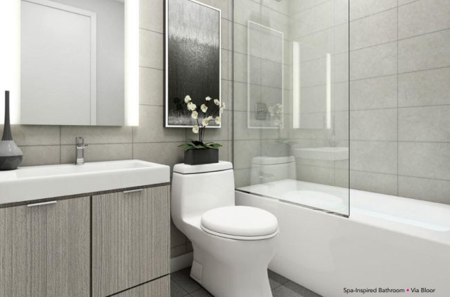 Via Bloor Condos 2 Bathroom