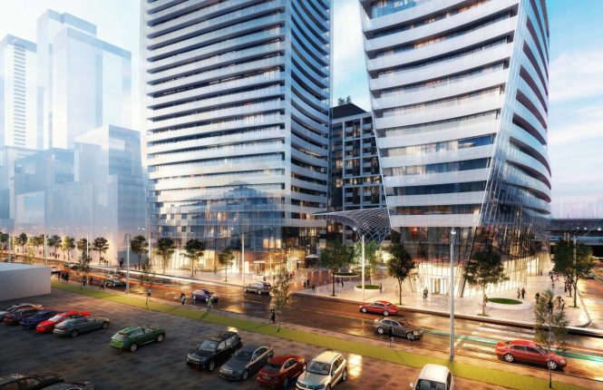 215 Lake Shore Blvd East Condos Exterior Rendering