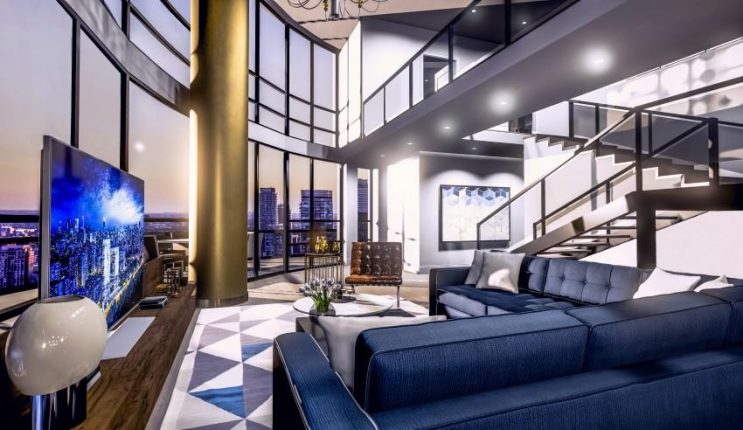 Via Bloor Condos 2 Living Room