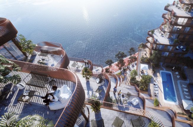 Aqualuna at Bayside Condos Rendering