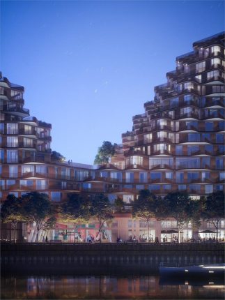Aqualuna at Bayside Condos Rendering