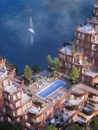 Aqualuna at Bayside Condos Rendering