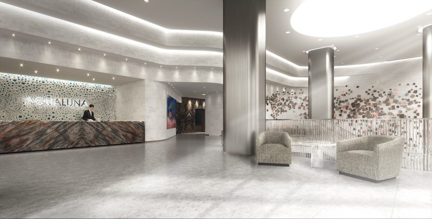 Aqualuna at Bayside North Lobby