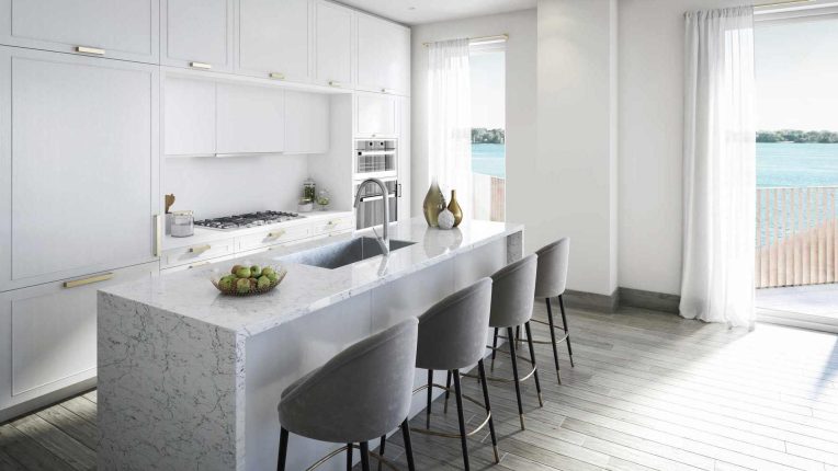 Aqualuna at Bayside Condos Kitchen