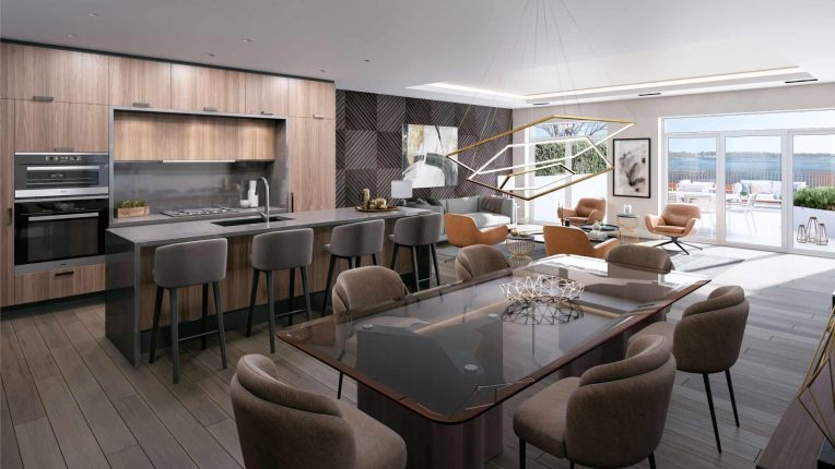 Aqualuna at Bayside Condos Model Suite