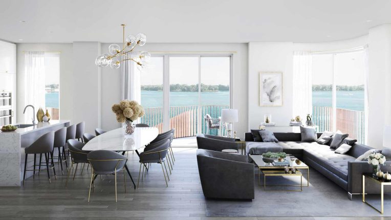 Aqualuna at Bayside Condos Model Suite