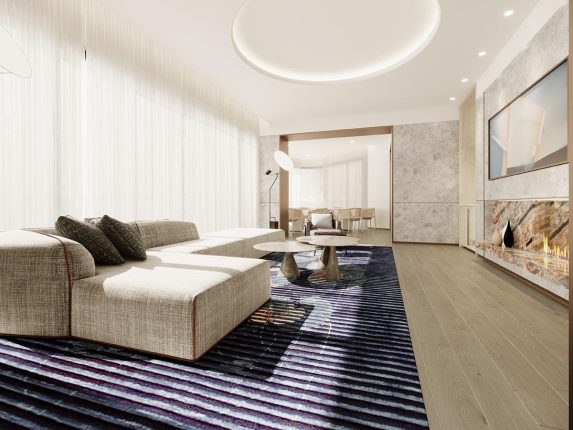 Aqualuna at Bayside Condos Lounge