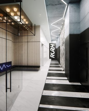 RUSH Condos Lobby
