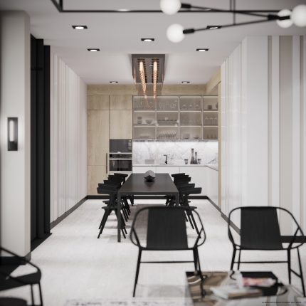 RUSH Condos Party Room Dining