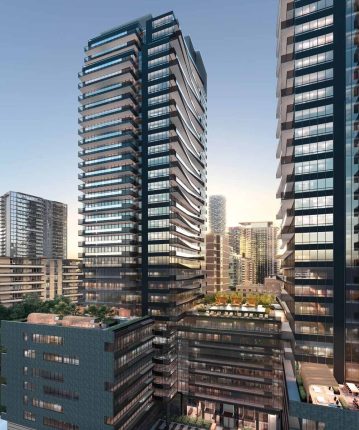Line 5 South Tower Condos Rendering