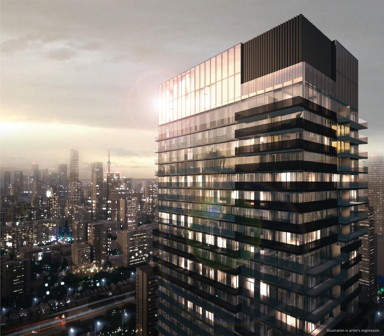 55C Condos Rendering