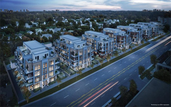 Greenwich Village Towns Rendering