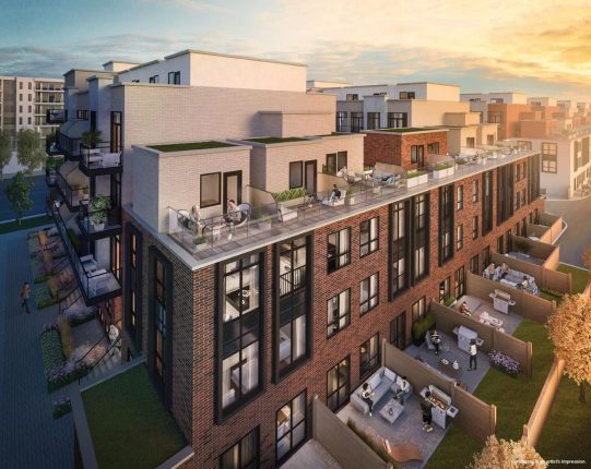 Greenwich Village Towns Rendering