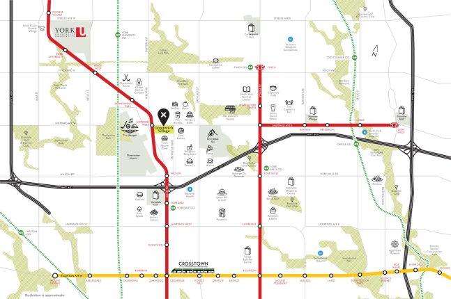 Greenwich Village Towns Site Location