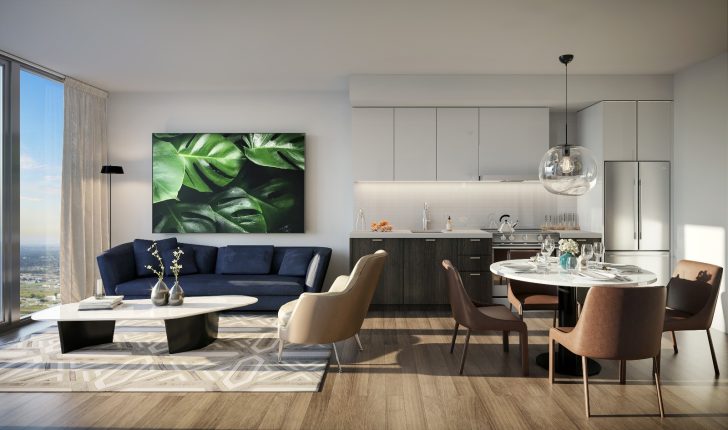 SXSW Condos & Towns Interior Rendering