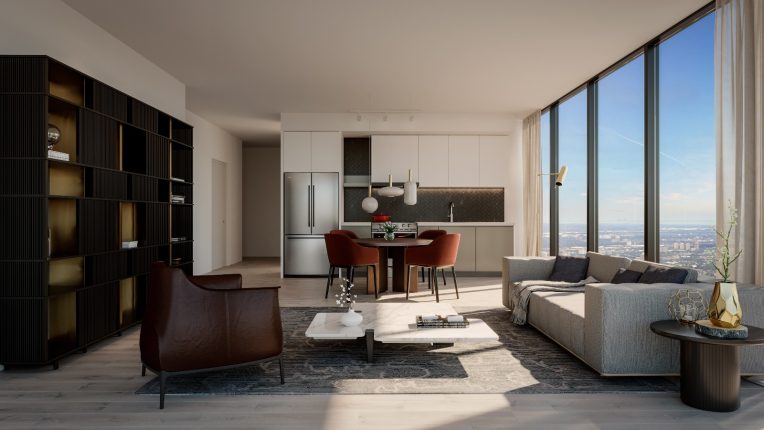 SXSW Condos & Towns Interior Rendering