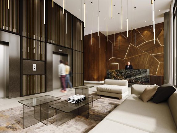 Monza Condos Lobby