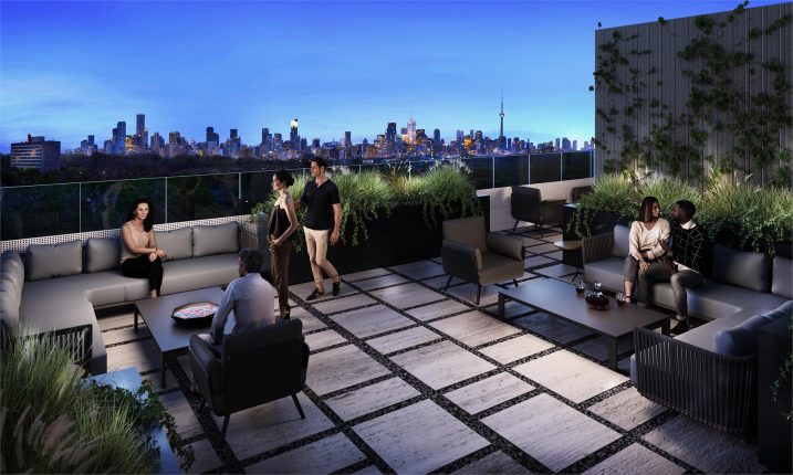 Monza Condos Rooftop Rendering