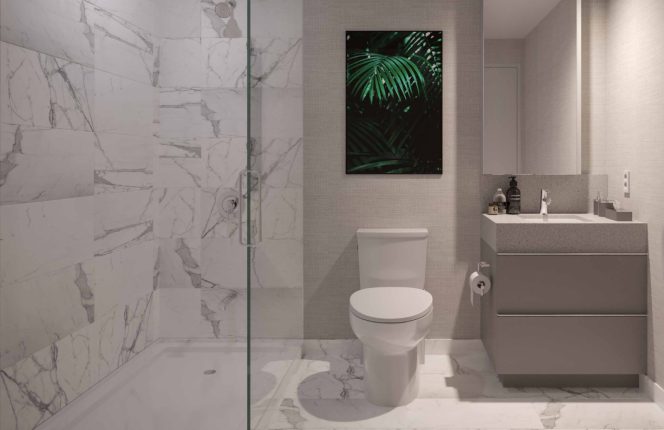 SXSW Tower 2 Condos Bathroom