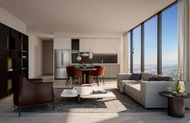 SXSW Tower 2 Condos Interior