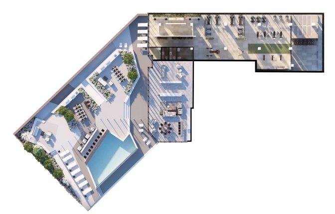 SXSW Tower 2 Condos Rendering