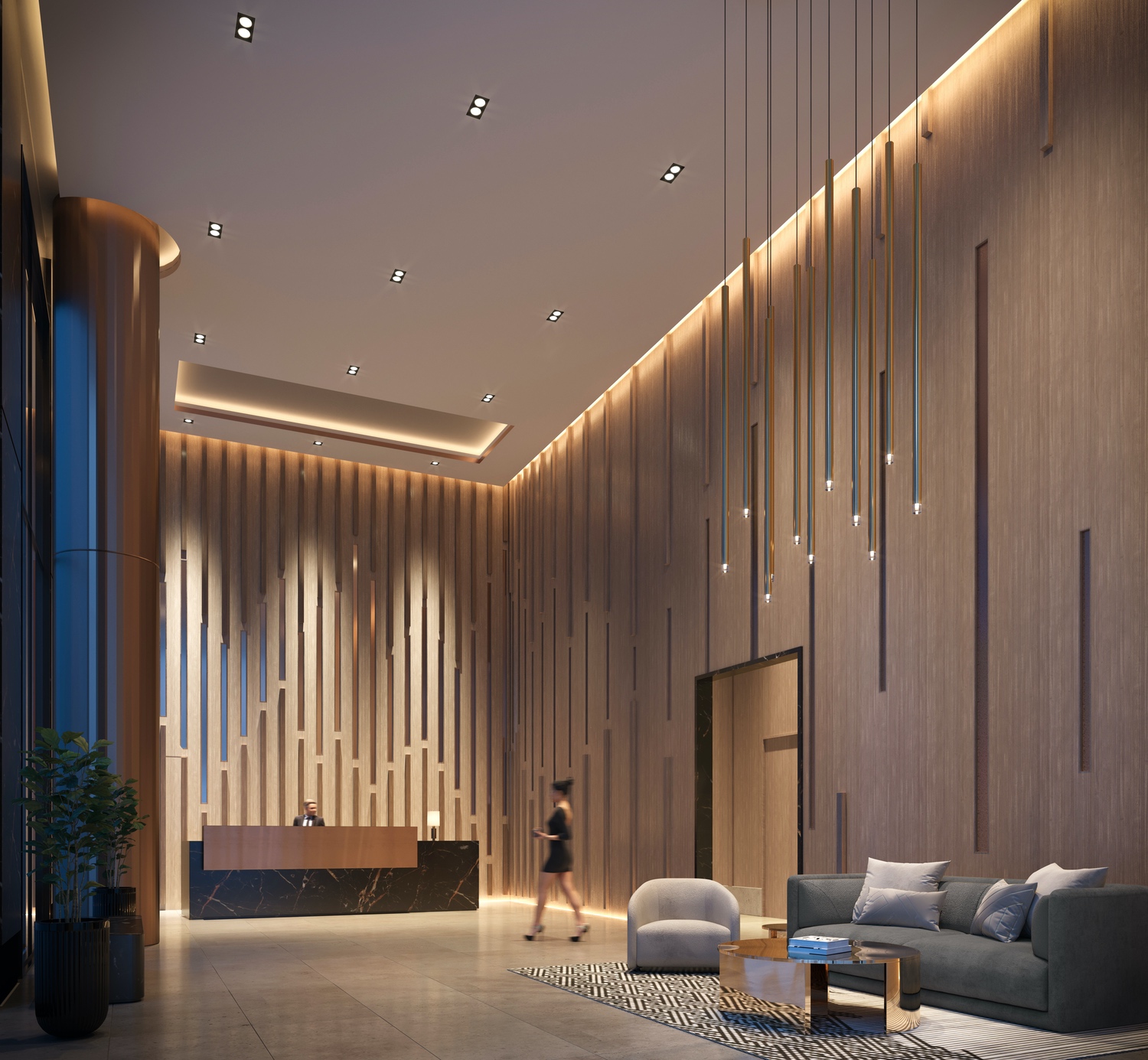 55 mercer condos lobby