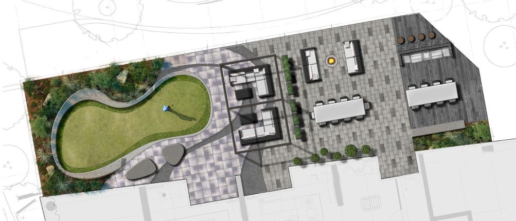 Lakeside Residences Exterior Amenity Plan