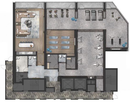 Lakeside Residences Amenity Plan