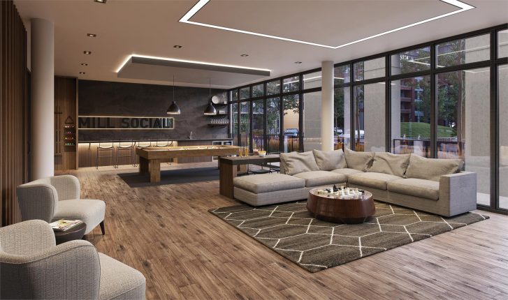 The King's Mill Condos Games Room