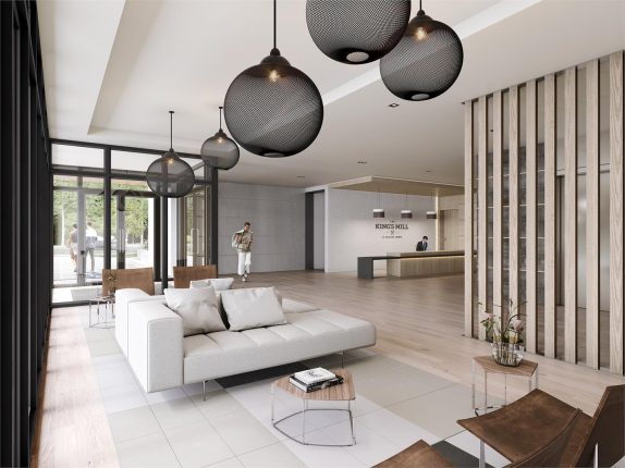 The King's Mill Condos Lobby