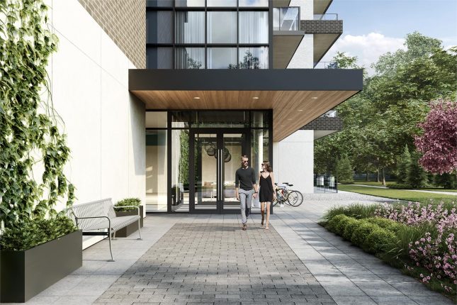 The King's Mill Condos North East Entrance