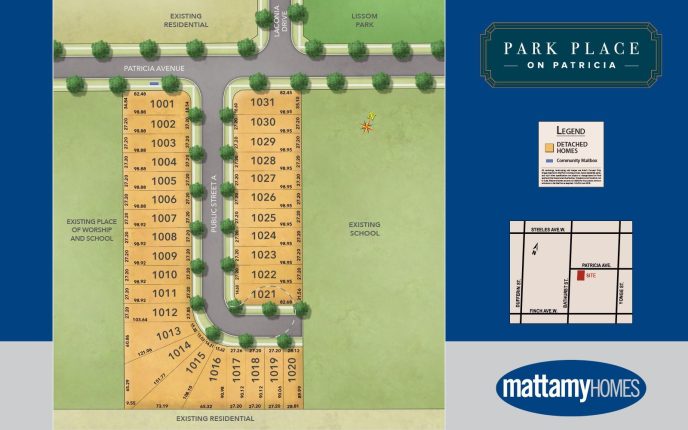 Park Place on Patricia Site Plan