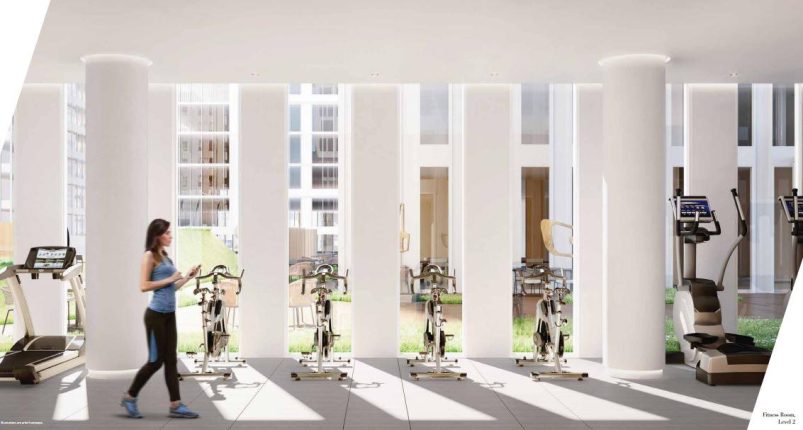 Artists' Alley Condos Fitness Area