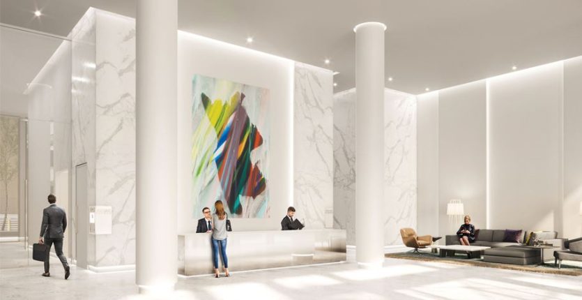 Artists' Alley Condos Front Lobby