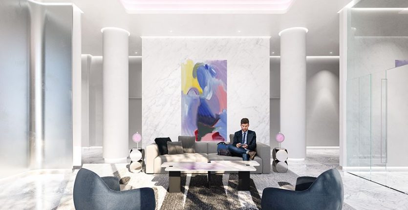 Artists' Alley Condos West Entrance Lounge