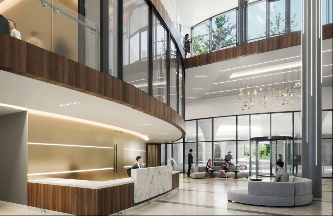 Canopy Towers Condos Rendering Lobby