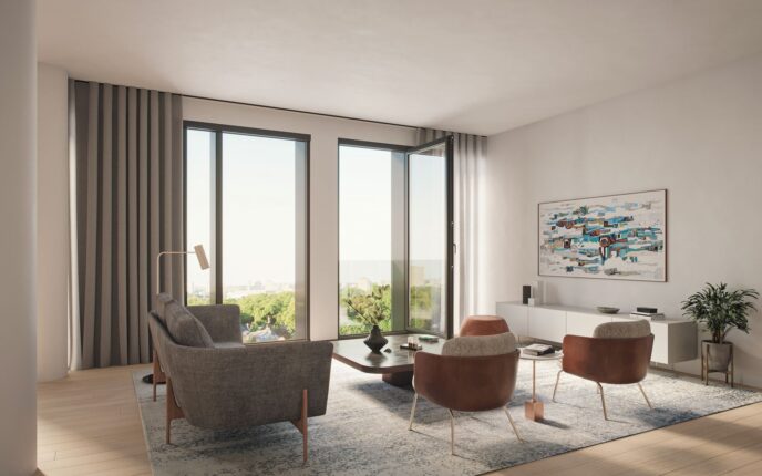 1414 Bayview Interior Rendering