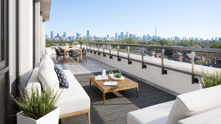 The Dupont Suite Terrace Rendering