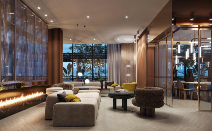 400 King West Condos Interior Lounge