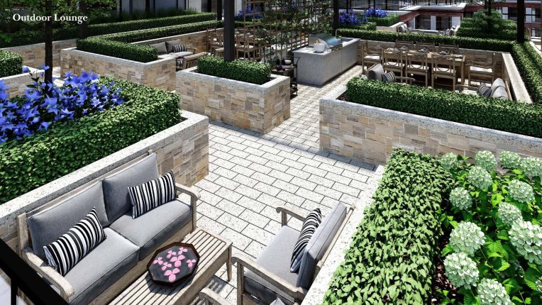 Edenbridge on the Kingsway Condos Outdoor Terrace