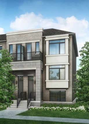 Evoke - Phase 2 Towns Exterior Rendering