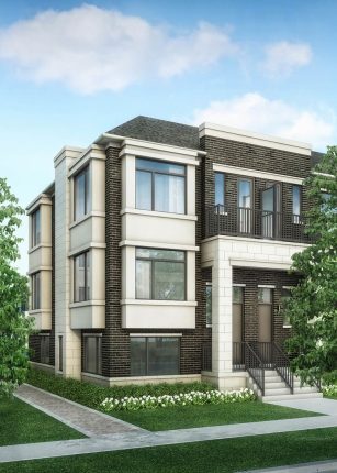 Evoke - Phase 2 Towns Exterior Rendering