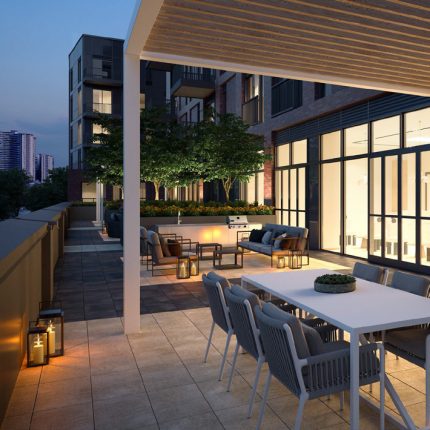 Daniels on Parliament Condos 3rd Floor Terrace