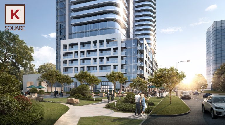 KSquare Condos Daytime Exterior