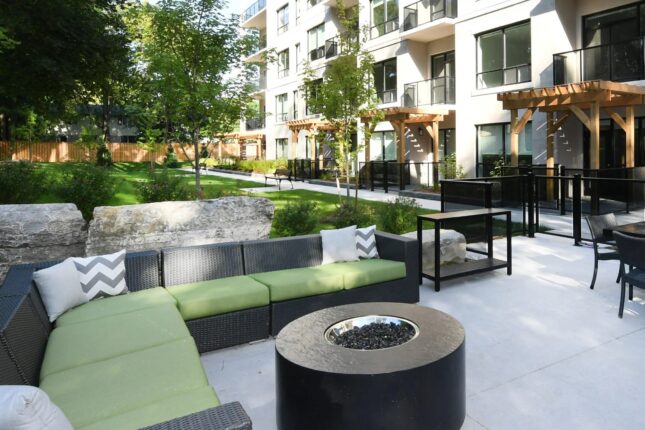 ParkWest Condos Outdoor Terrace