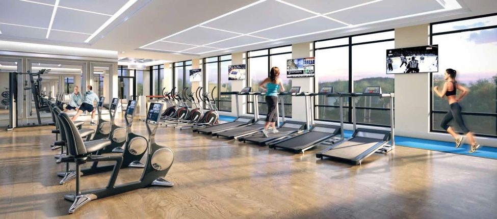 ORO at Edge Towers Condos Fitness Facility